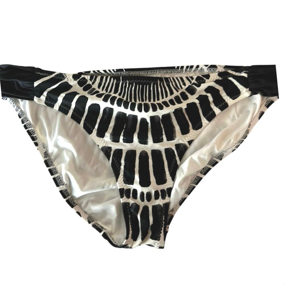 Trina Turk Bikini Top Bottoms Set Tribal Beach Boho Black Size 14 Bundle 3pieces - Picture 11 of 13